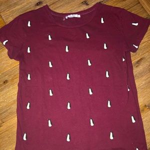 Penguins print T-shirt